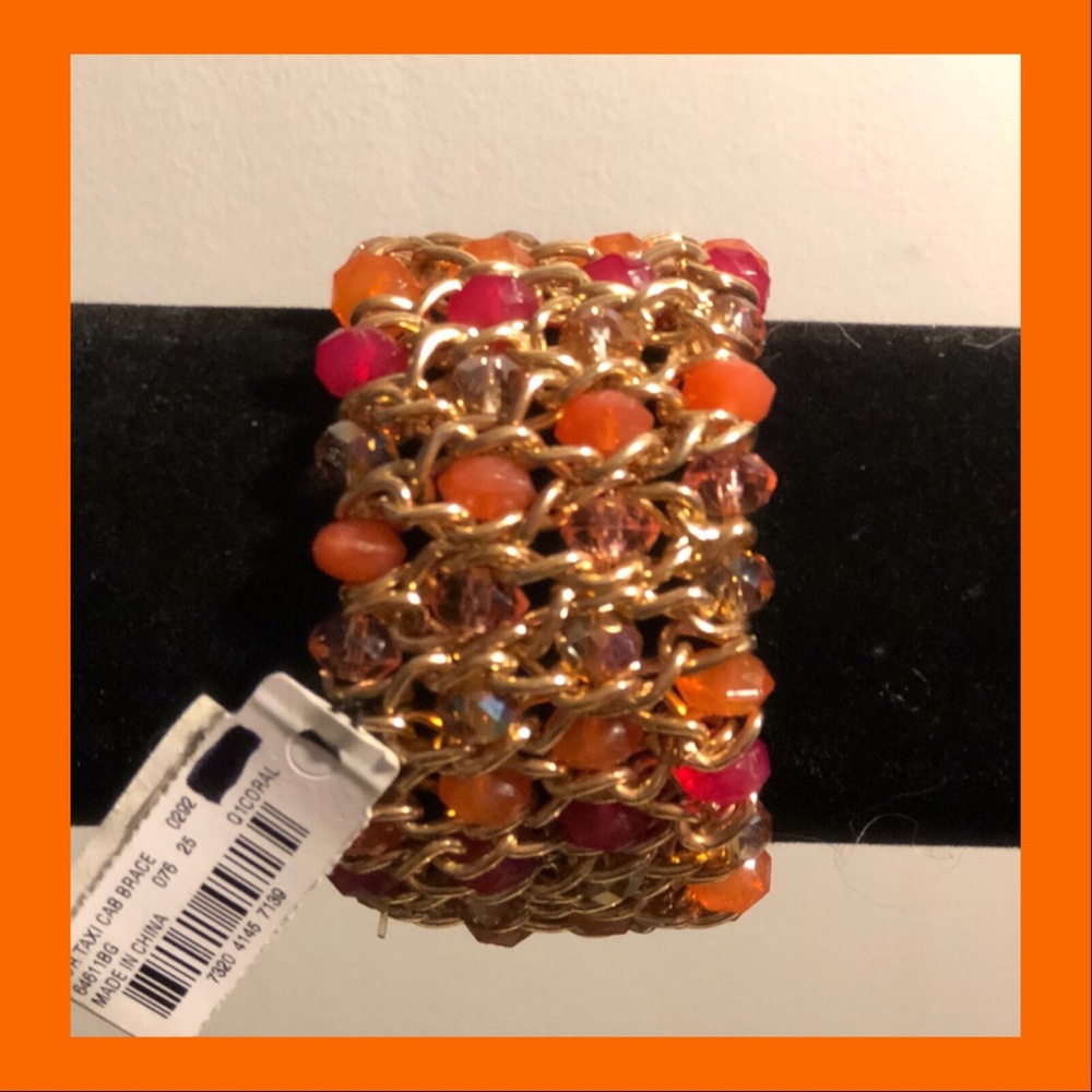 Coral Taxi Cab Bracelet created for Macy’s